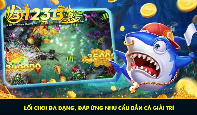 Bắn cá Tiểu tiên cá: Nét mê ly, rực rỡ dưới lòng đại dương 7 Lối chơi đa dạng, đáp ứng nhu cầu bắn cá giải trí